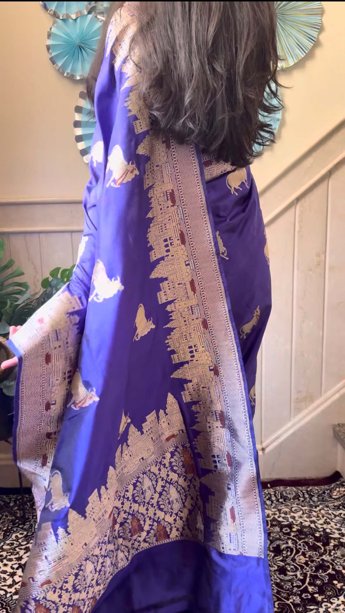 Classic Bridal Zari Banarasi - Image 2