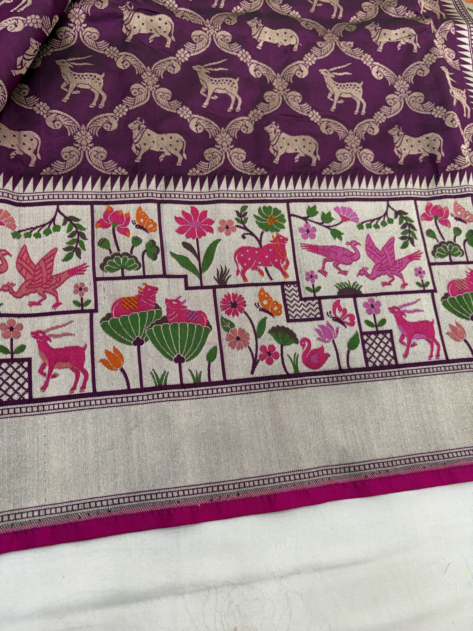 Handcrafted Zari Banarasi Weave - Image 2