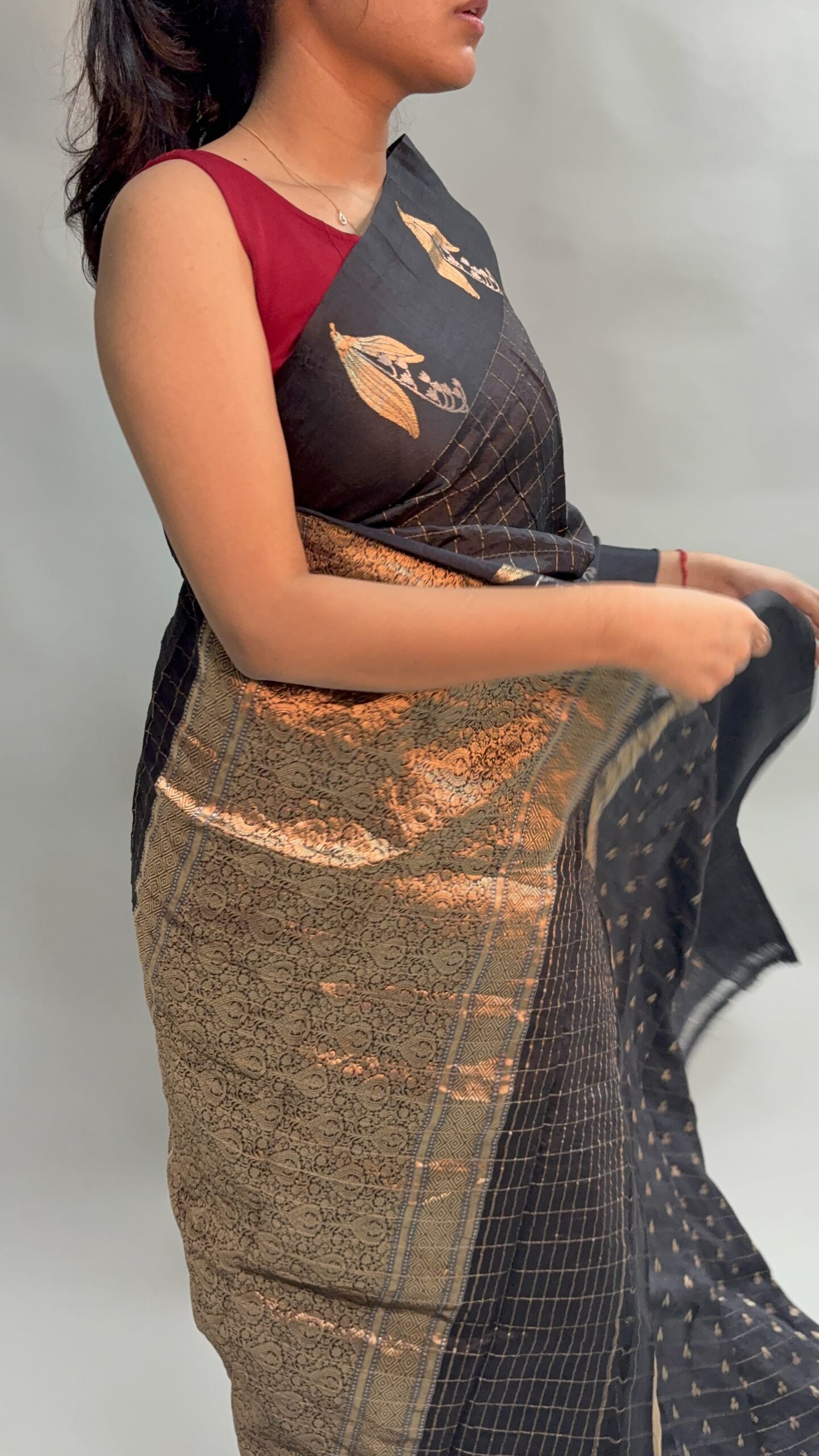 Classic Gold Zari Silk Saree