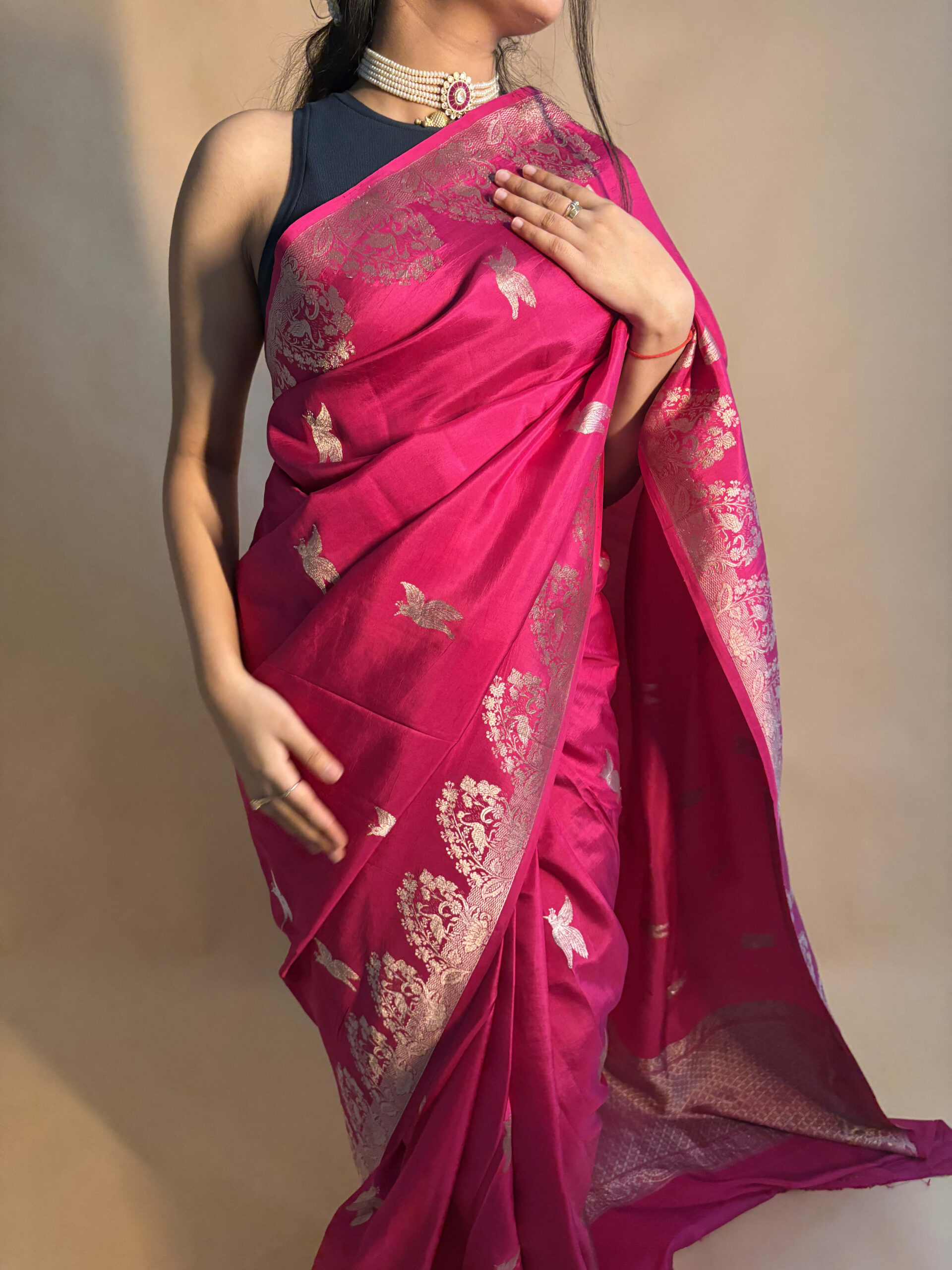 Premium Pure Silk Zari Saree - Image 6