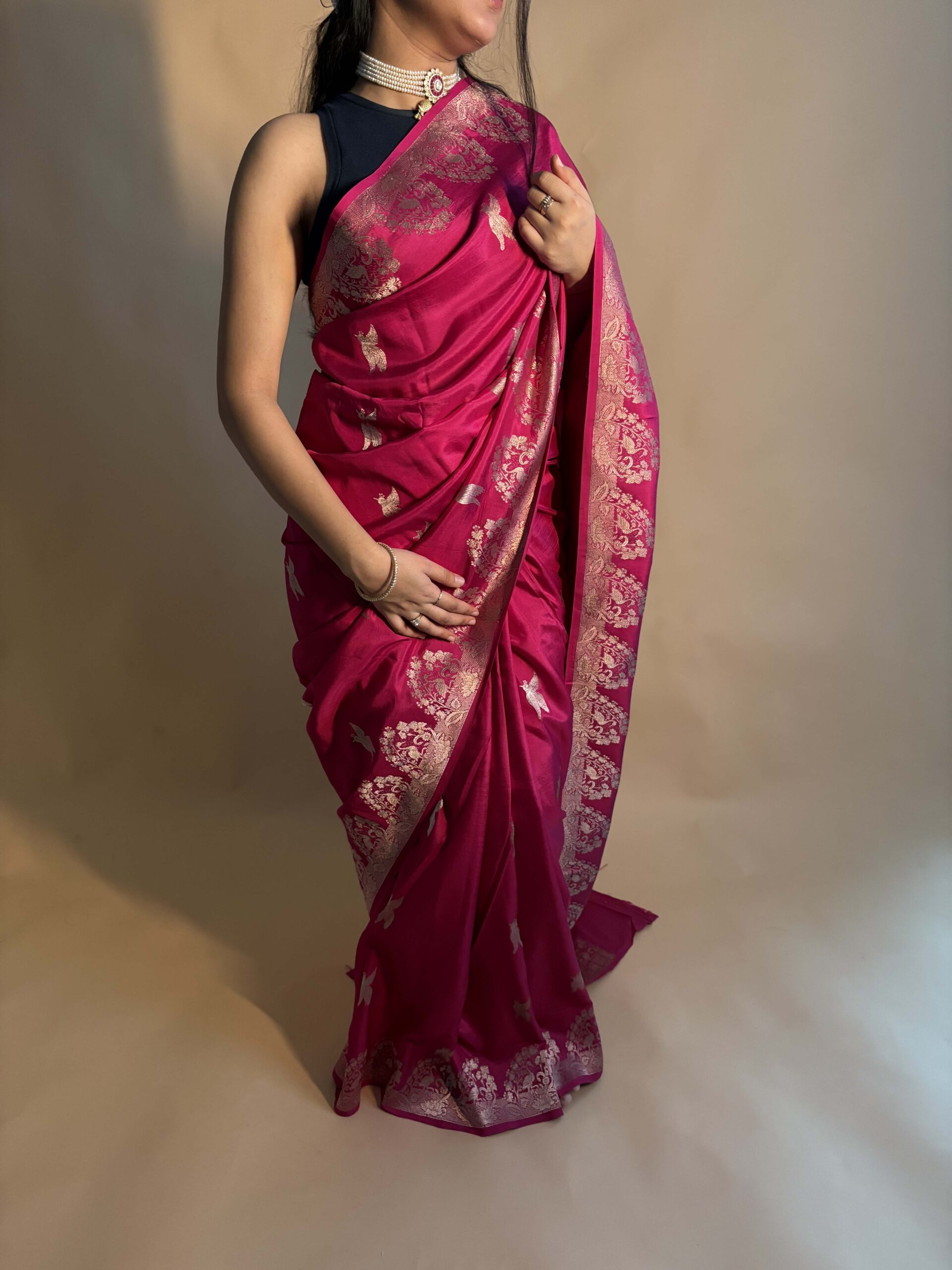Premium Pure Silk Zari Saree - Image 5