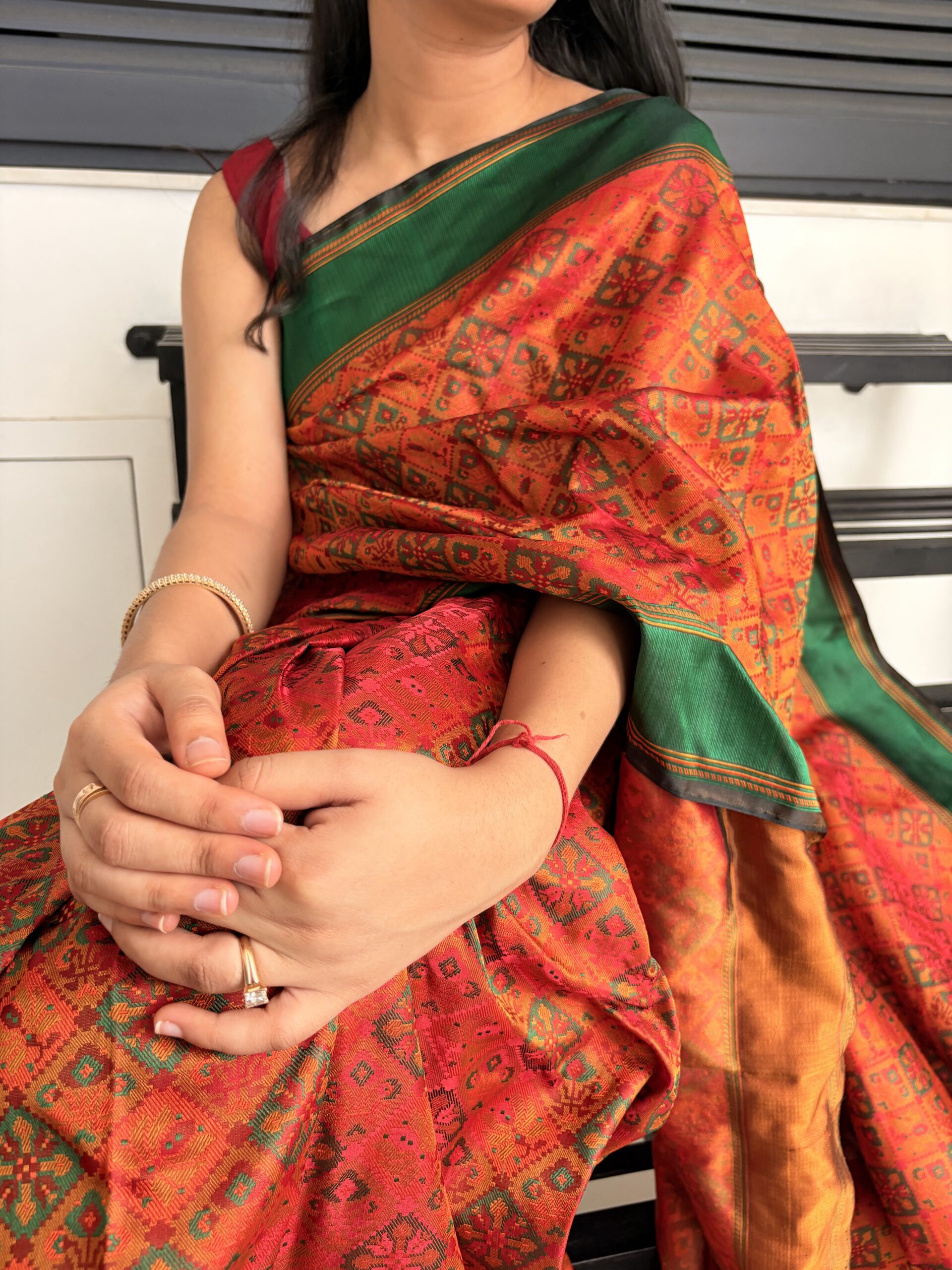 Classic Katan Silk Banarasi Saree - Image 4