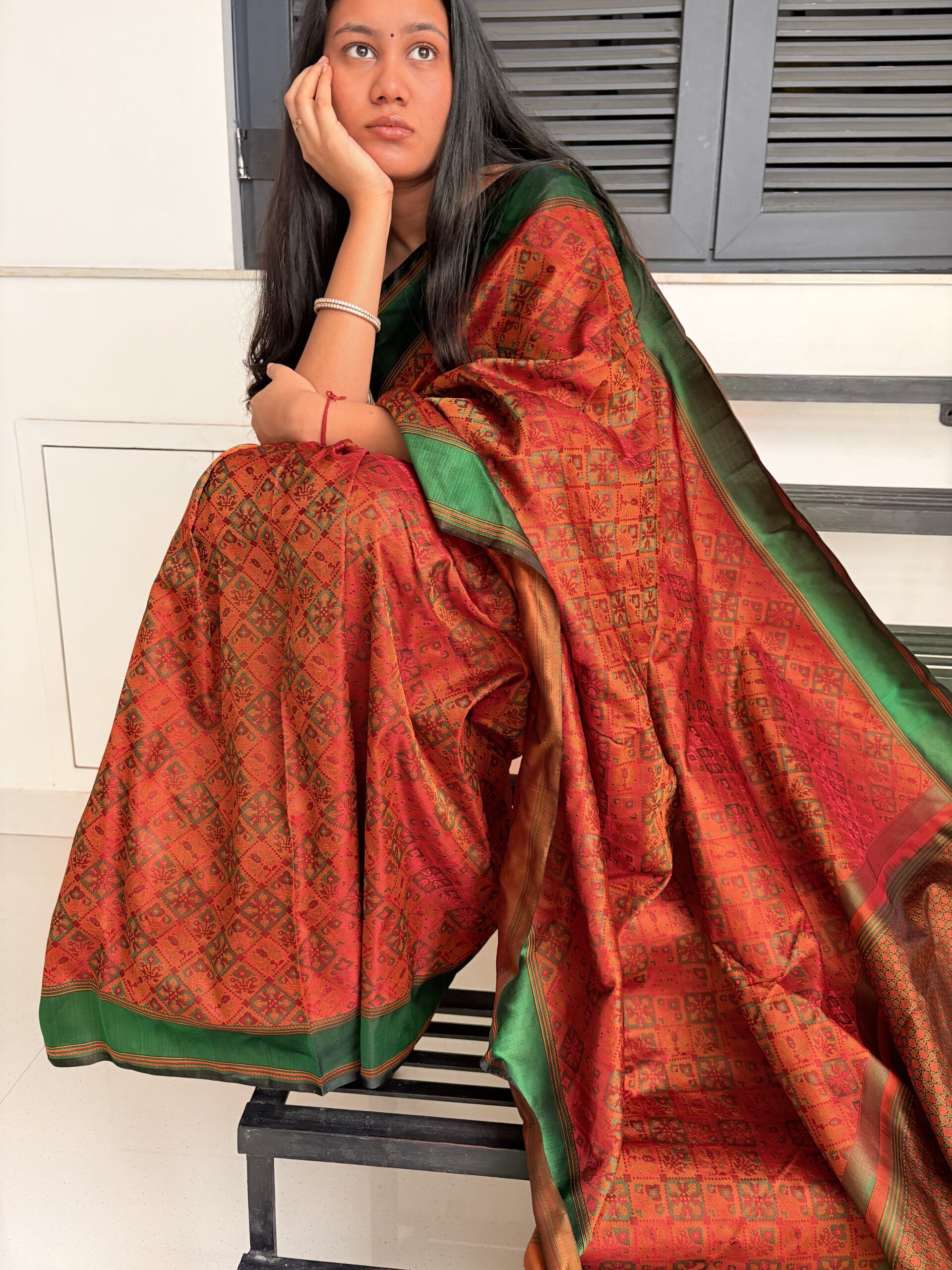 Classic Katan Silk Banarasi Saree - Image 5