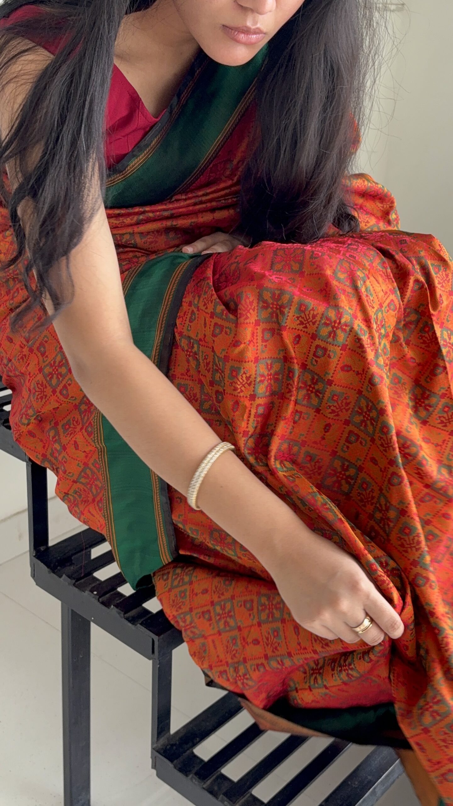 Classic Katan Silk Banarasi Saree - Image 7