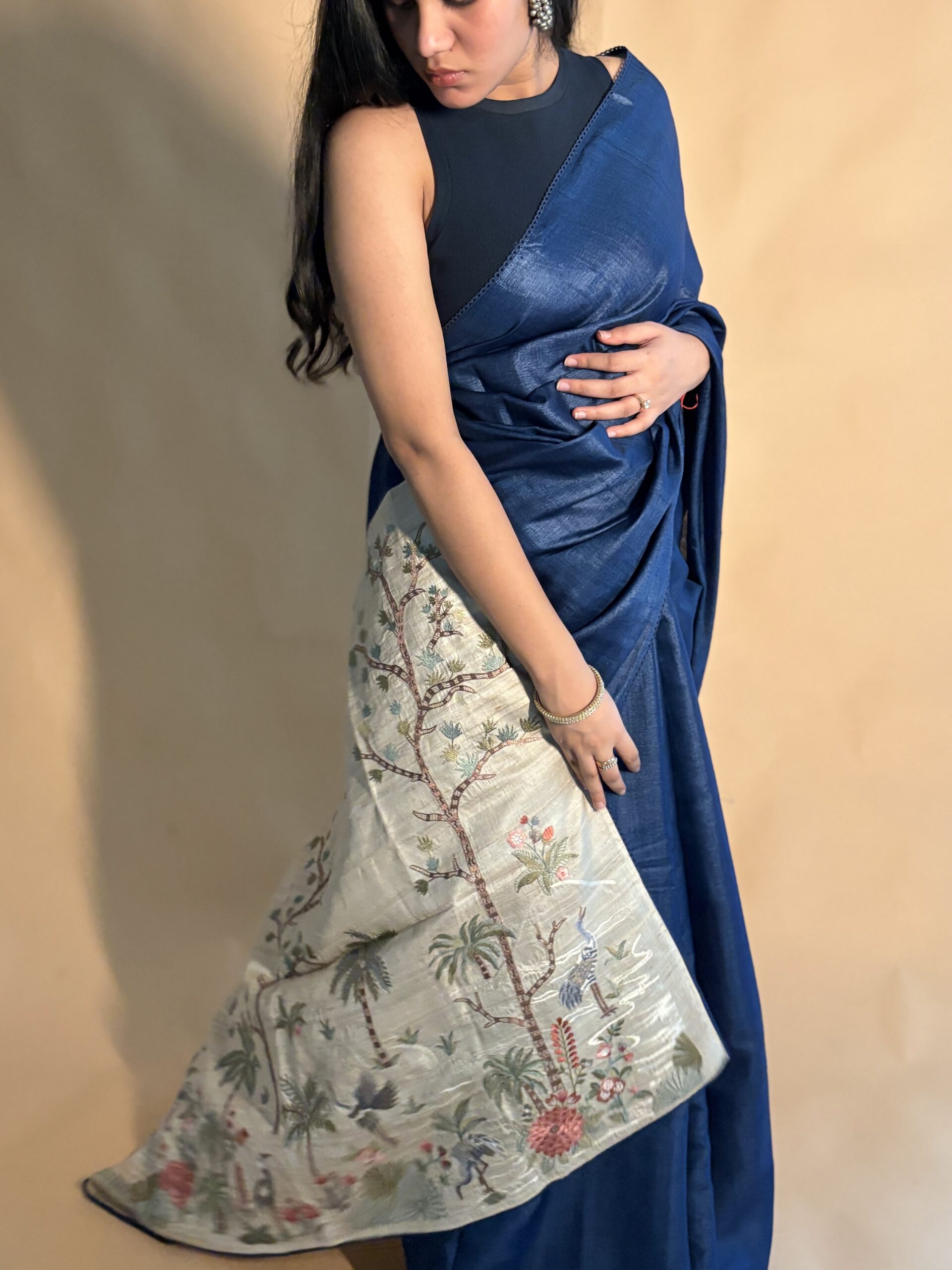 Handwoven Katan Silk Saree