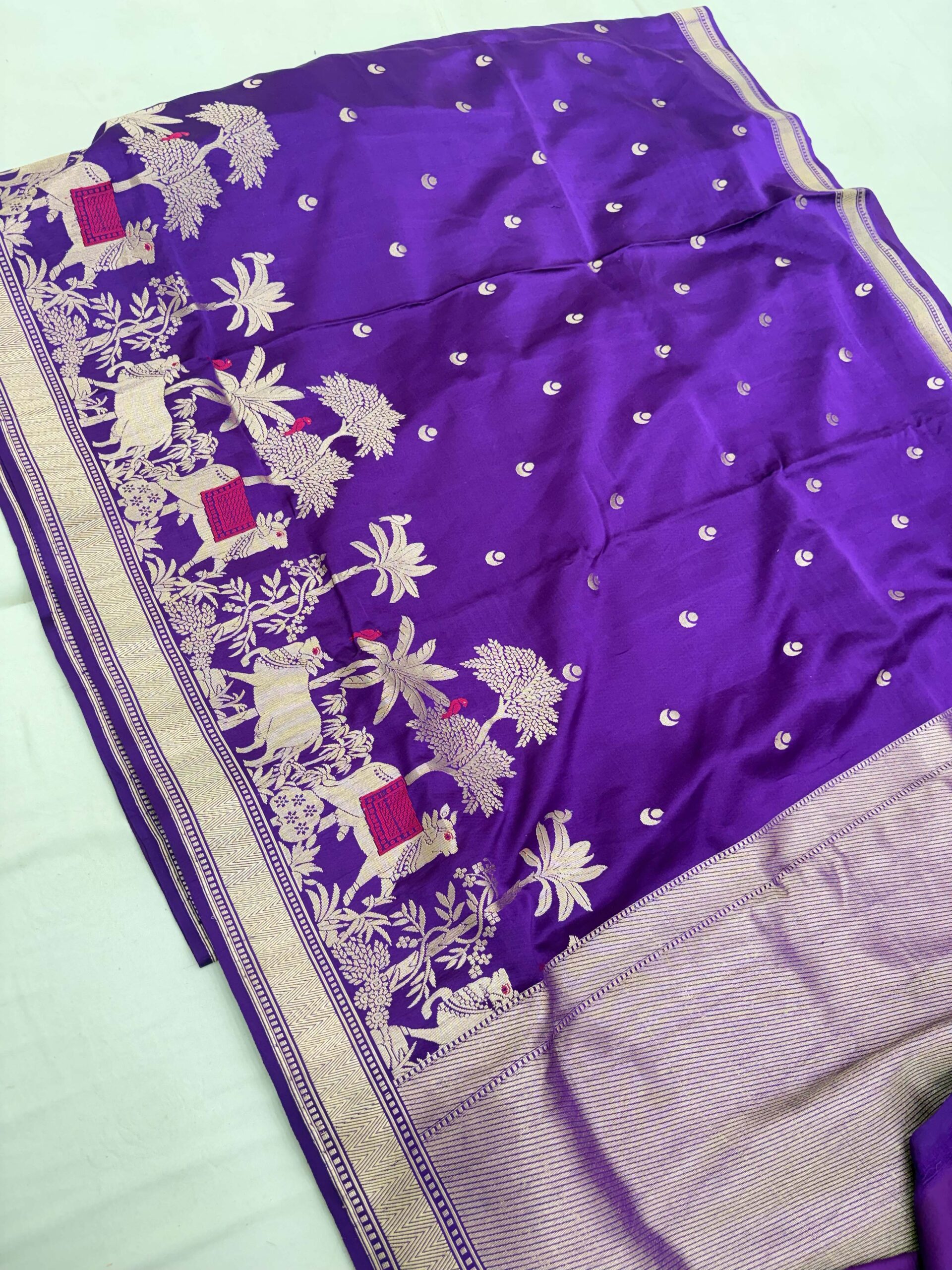 Luxurious Zari Silk Drapes - Image 2