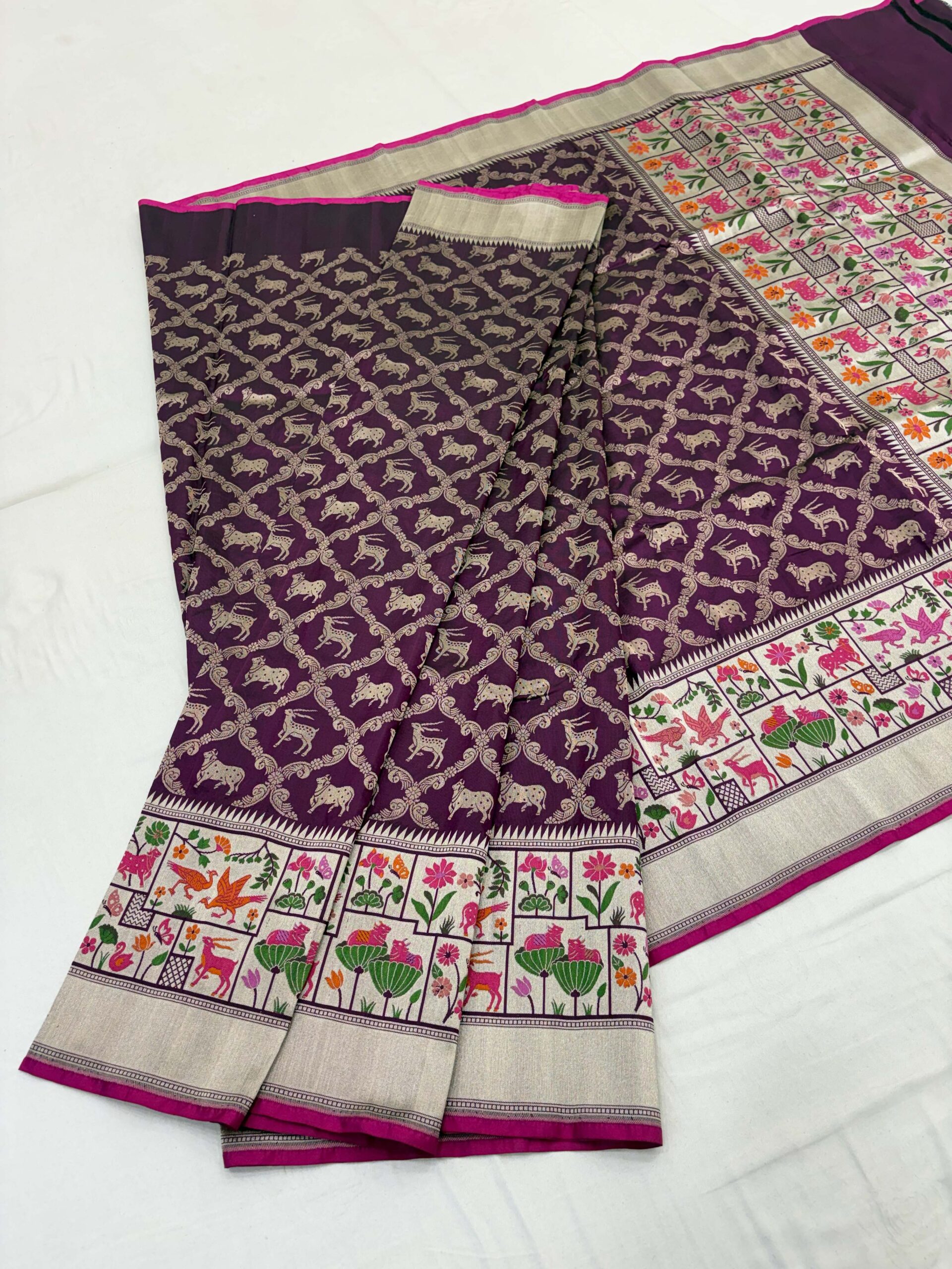 Handcrafted Zari Banarasi Weave
