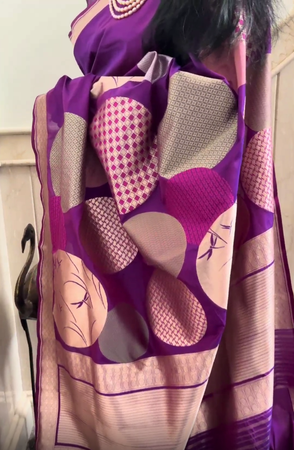 Elegant Banarsi silk saree - Image 2