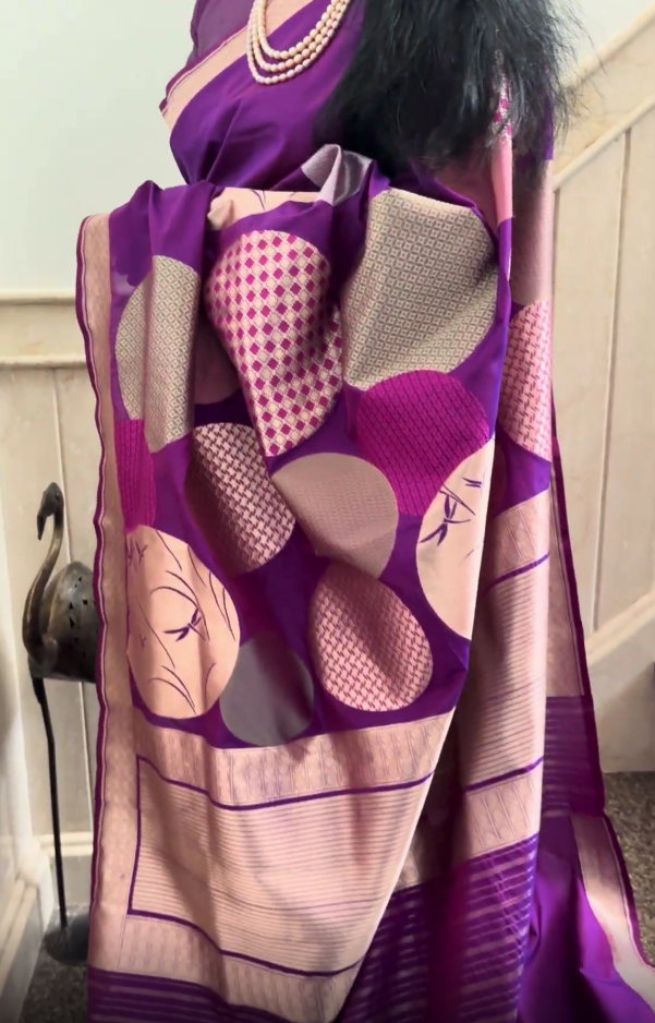 Elegant Banarsi silk saree - Image 3