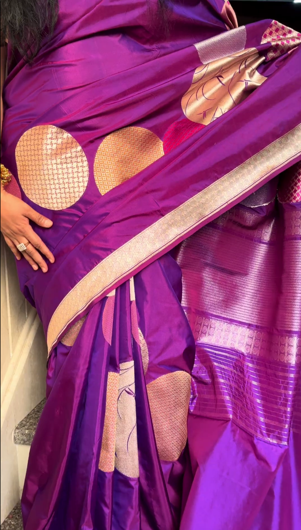 Elegant Banarsi silk saree - Image 4